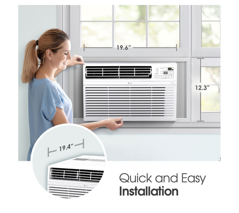 LG 10,000 BTU Smart Window Air Conditioner — View 5