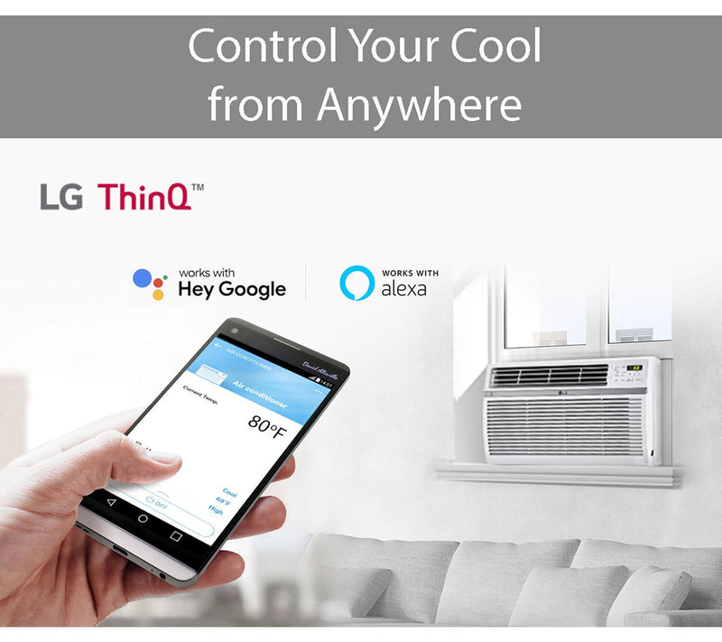 LG Electronics 18,000 BTU Window Smart Air Conditioner — View 4