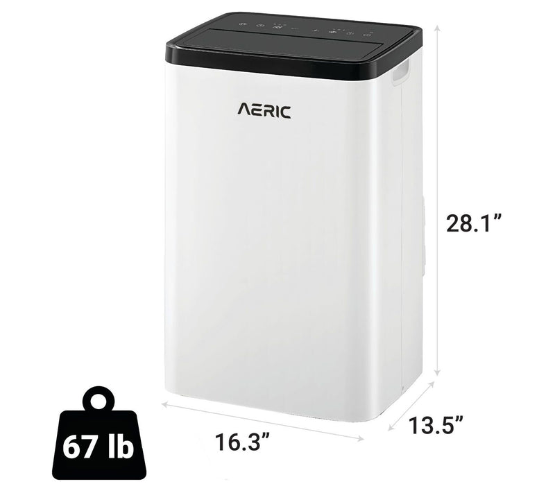 Aeric 8,000 BTU SACC (12K BTU ASHRAE) Portabler Conditioner — View 4