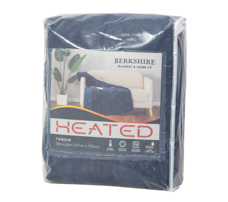 Berkshire Diamond Quilted Grace Fur 50x60 Heated Throw — View 17