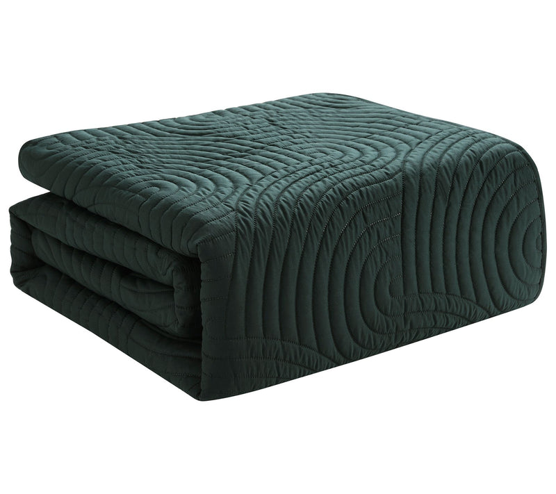 VCNY Home Sands 3pc Curved Textured Quilt Set, King — View 4