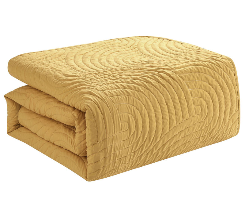 VCNY Home Sands 3pc Curved Textured Quilt Set, Full/ Queen — View 4