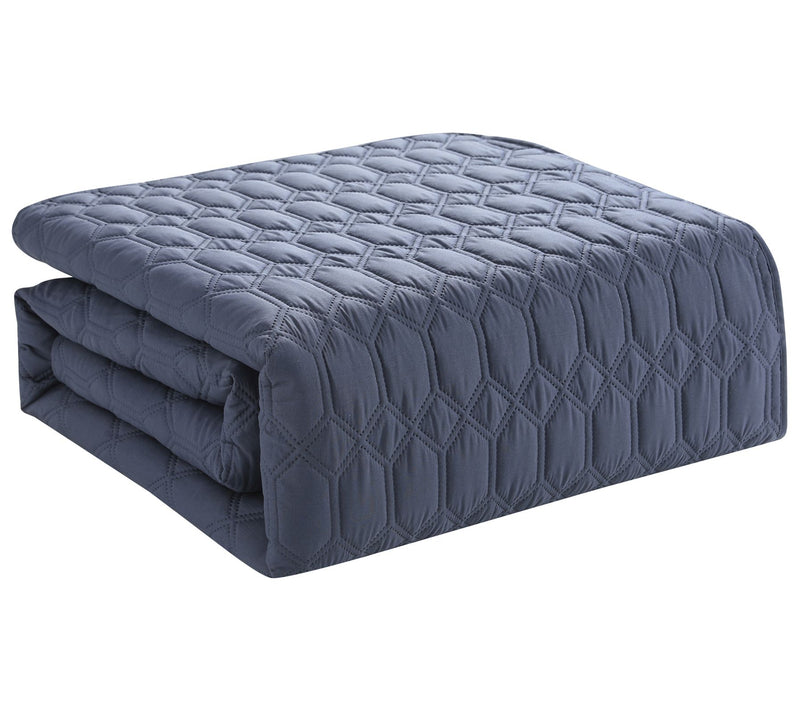 VCNY Home Diamond 3pc Textured Quilt Set, King — View 4