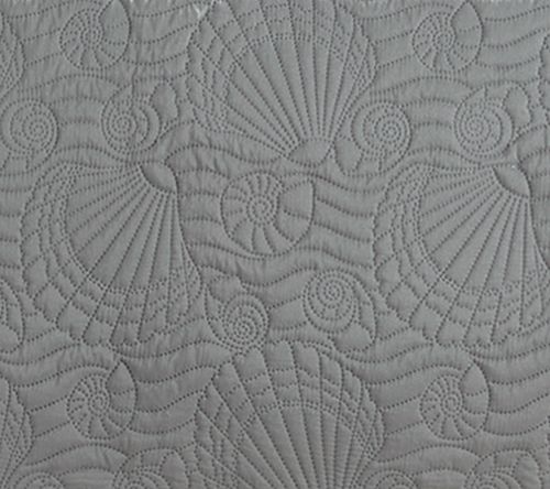 VCNY Home Ocean 3pc Solid Seashell Coastal Quilt. King — View 6