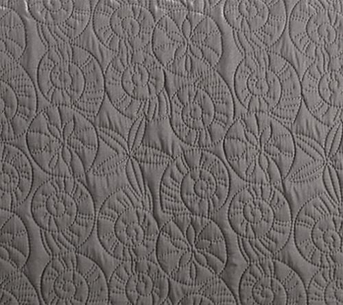 VCNY Home Seashell 3pc Solid Coastal Quilt Set,King — View 6