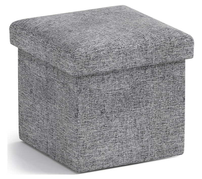 Ornavo Home Small Square Cube Storage Ottoman — Main view