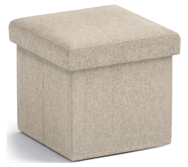 Ornavo Home Small Square Cube Storage Ottoman — View 16