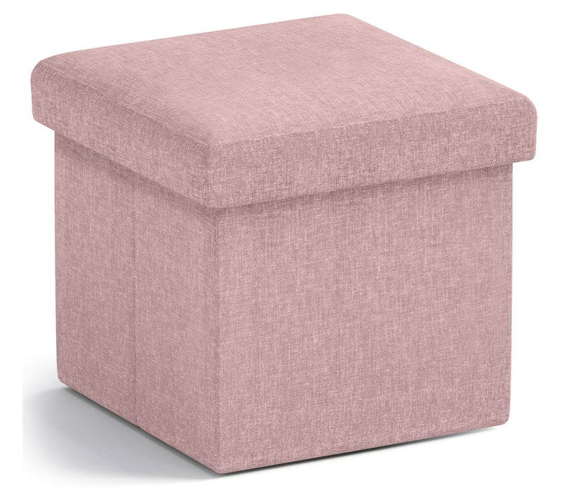 Ornavo Home Small Square Cube Storage Ottoman — View 18