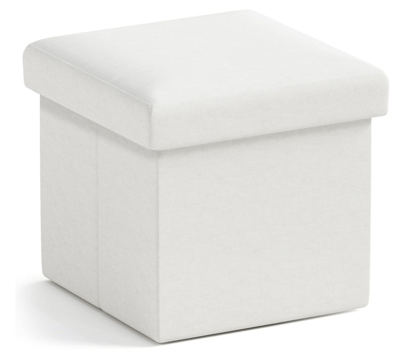 Ornavo Home Small Square Cube Storage Ottoman — View 20