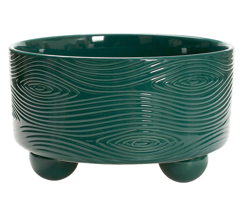 Temp-tations Woodland Ceramic Beaded Raised Bowl — Main view