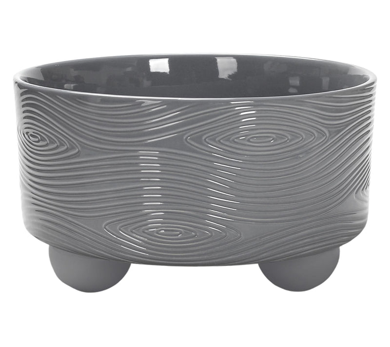 Temp-tations Woodland Ceramic Beaded Raised Bowl — View 6