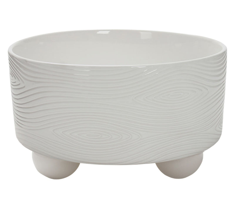 Temp-tations Woodland Ceramic Beaded Raised Bowl — View 7