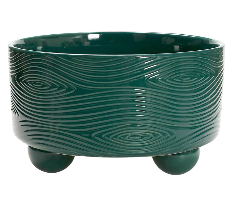 Temp-tations Woodland Ceramic Beaded Raised Bowl — View 8