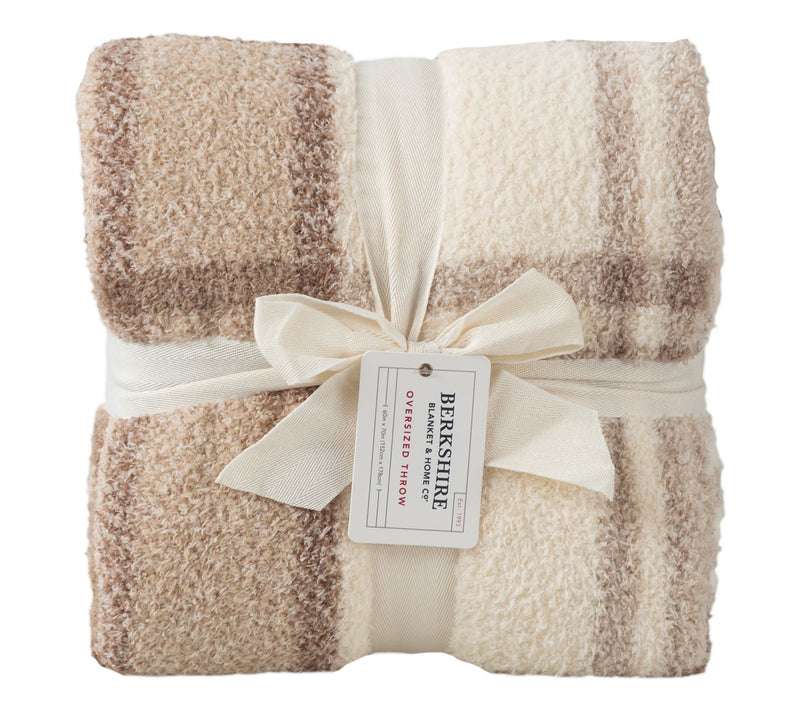 Berkshire Retro Plaid Plush 60x70 Throw — View 12