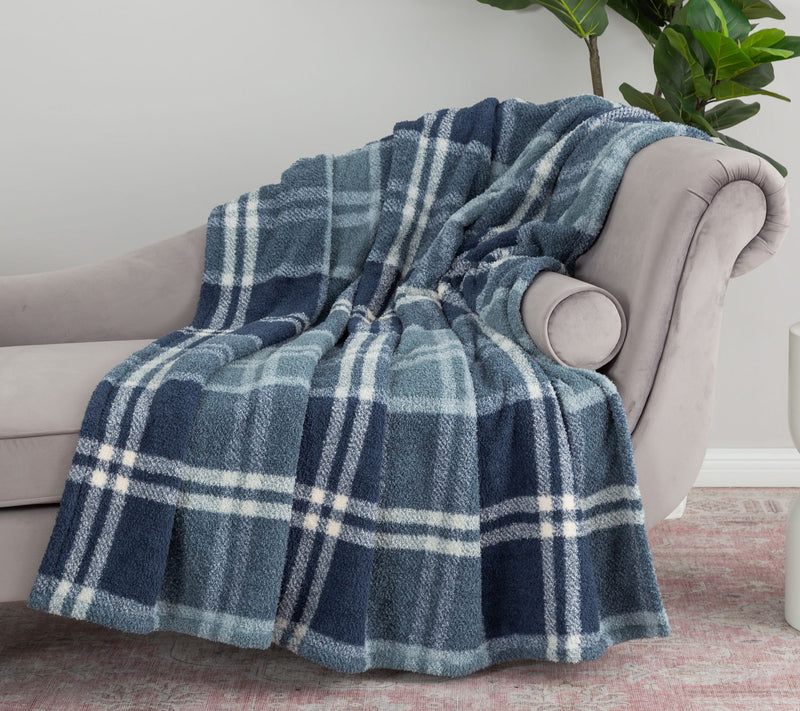 Berkshire Retro Plaid Plush 60x70 Throw — View 11