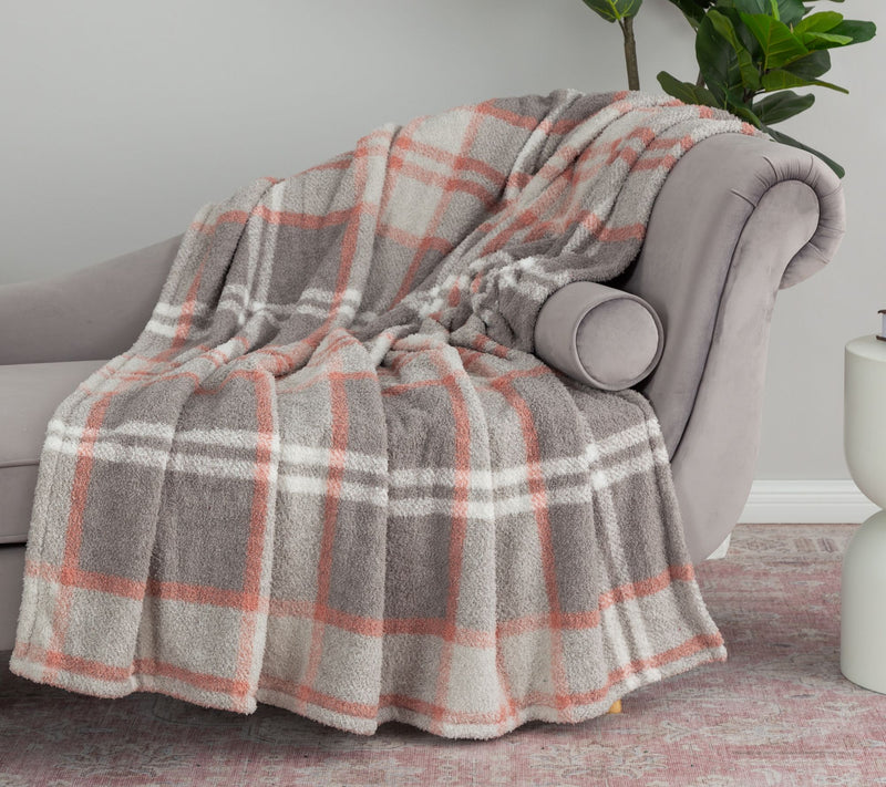 Berkshire Retro Plaid Plush 60x70 Throw — View 7