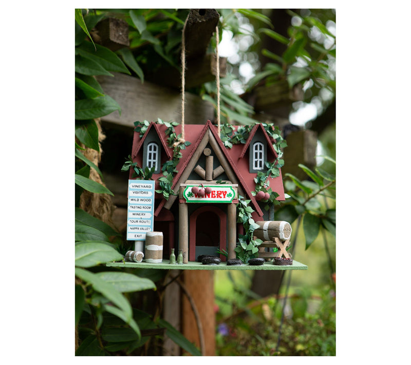 Zingz & Thingz Cottage Winery Birdhouse — View 2