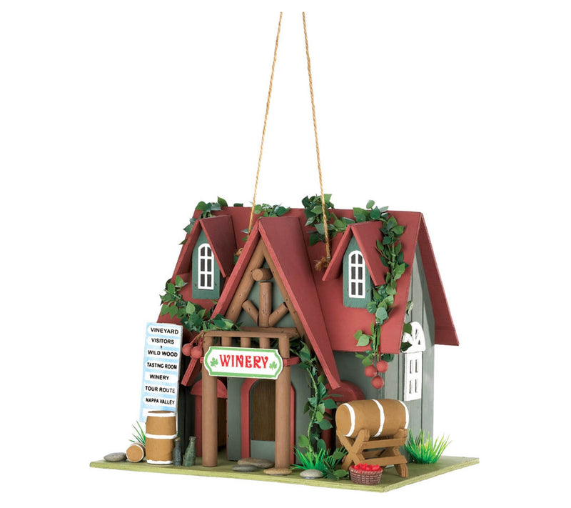 Zingz & Thingz Cottage Winery Birdhouse — View 6