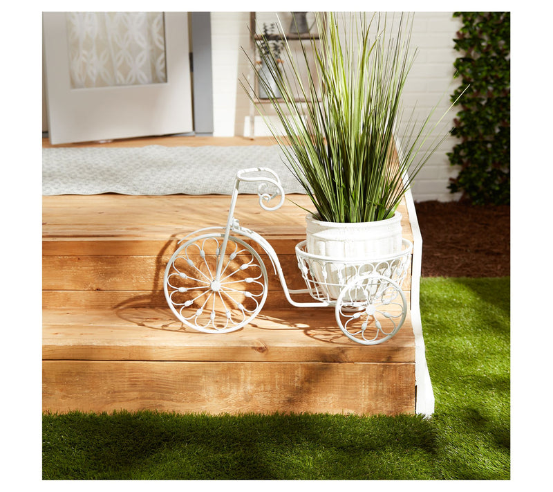 Zingz & Thingz White Bicycle Planter — View 2
