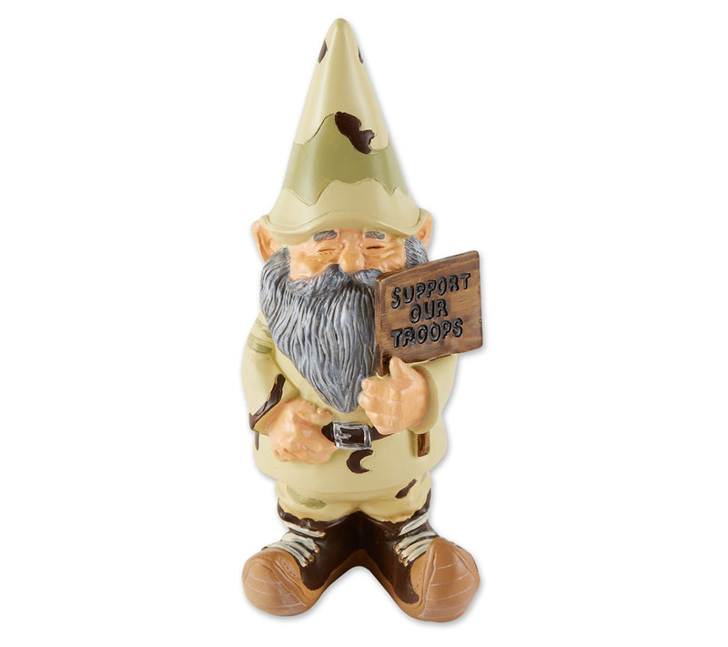 Zingz & Thingz Support Our Troops Gnome GardenStatue — View 6