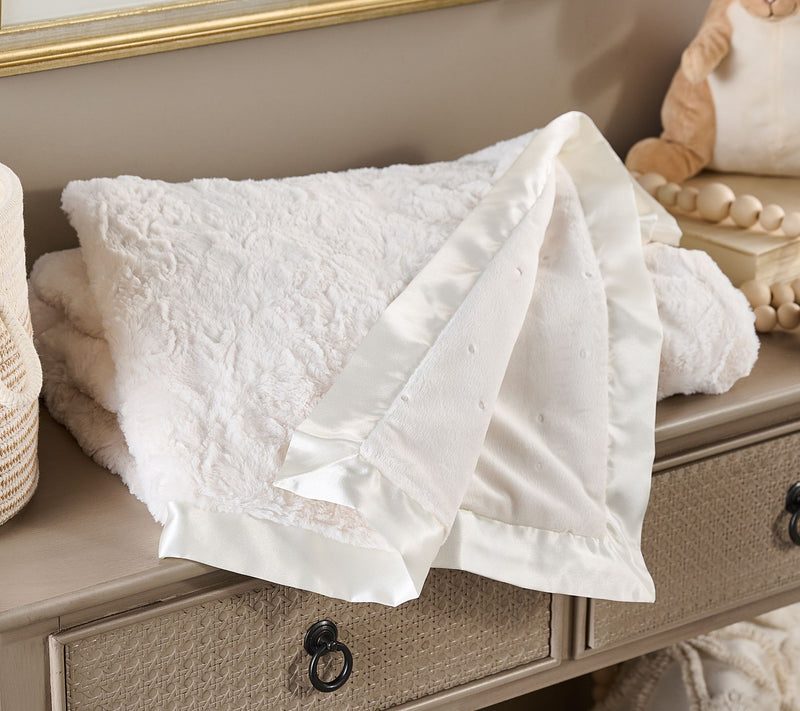 Hotel du Cobb 40x46 Faux Fur Stroller Blanket by Dennis Basso — View 6