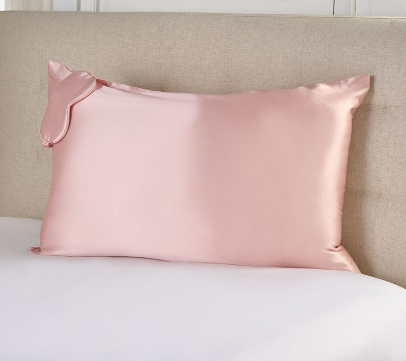 Northern Nights Pure Silk Pillowcase and Eye Mask Set — View 3