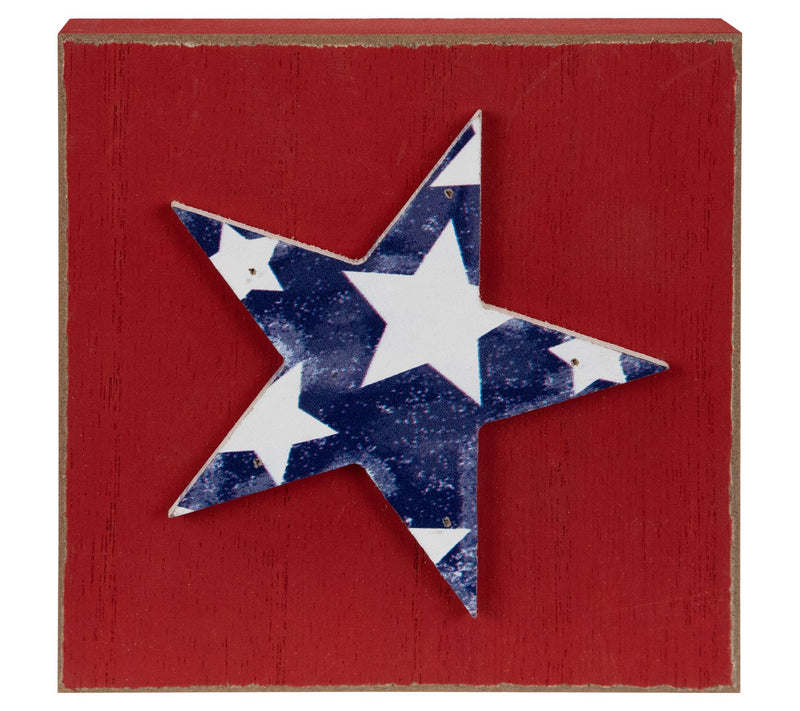 Northlight Set of 3 Stars and Stripes Americana Wooden Plaques — View 6