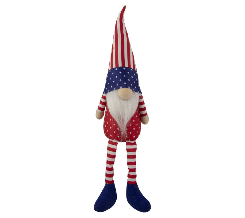 Northlight Sitting Patriotic Boy 4th of July Gnome — View 3