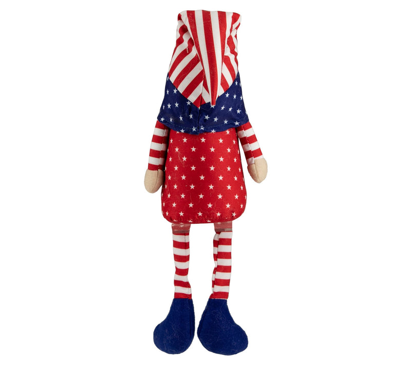 Northlight Sitting Patriotic Boy 4th of July Gnome — View 4