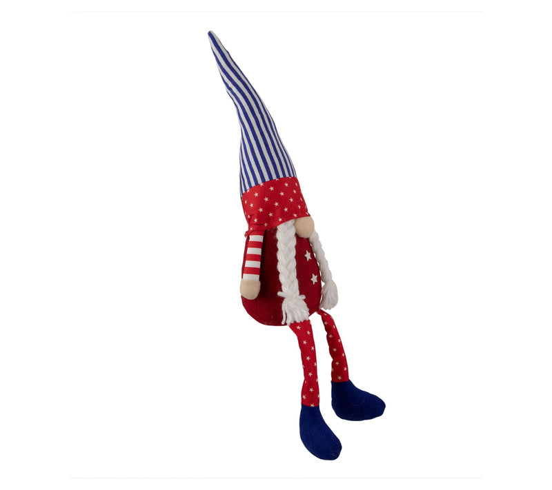 Northlight Sitting Patriotic Girl 4th of July Gnome — View 5