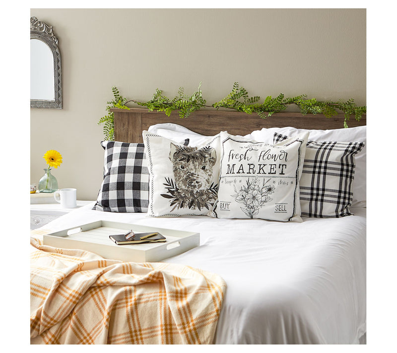 Design Imports S/4 Pig & Flower Market Farmhouse Pillow Covers — View 6