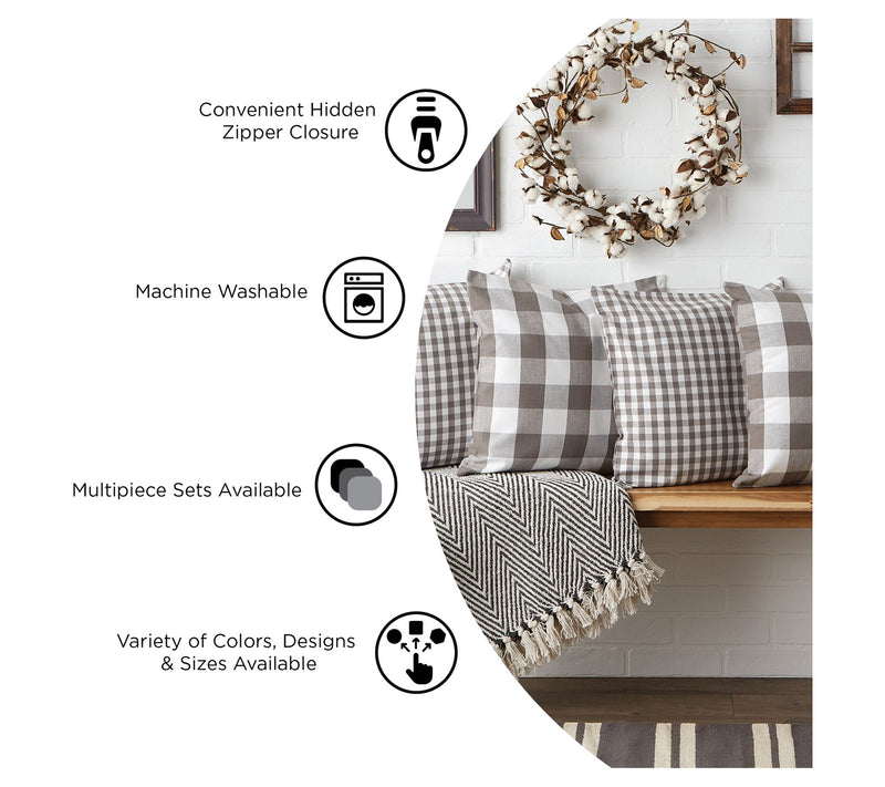 Design Imports S/4 Pig & Flower Market Farmhouse Pillow Covers — View 8
