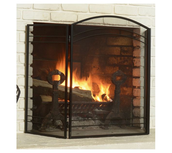 ShelterLogic Black Fireplace Classic Screen — View 4