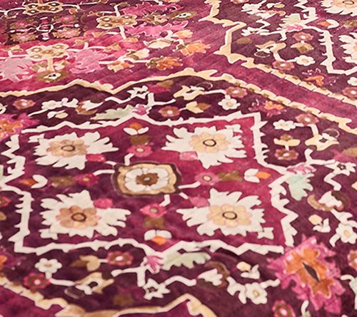 Home Reflections Printed Velvet Coverlet Set- King — View 8