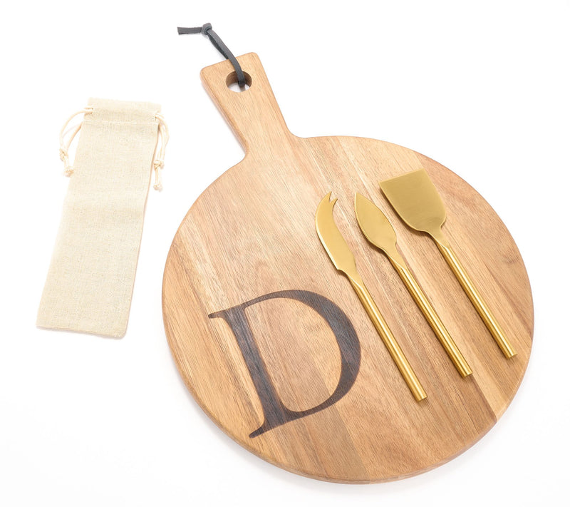 Home Reflections Set of 5 Monogrammed Charcuterie Set — View 9