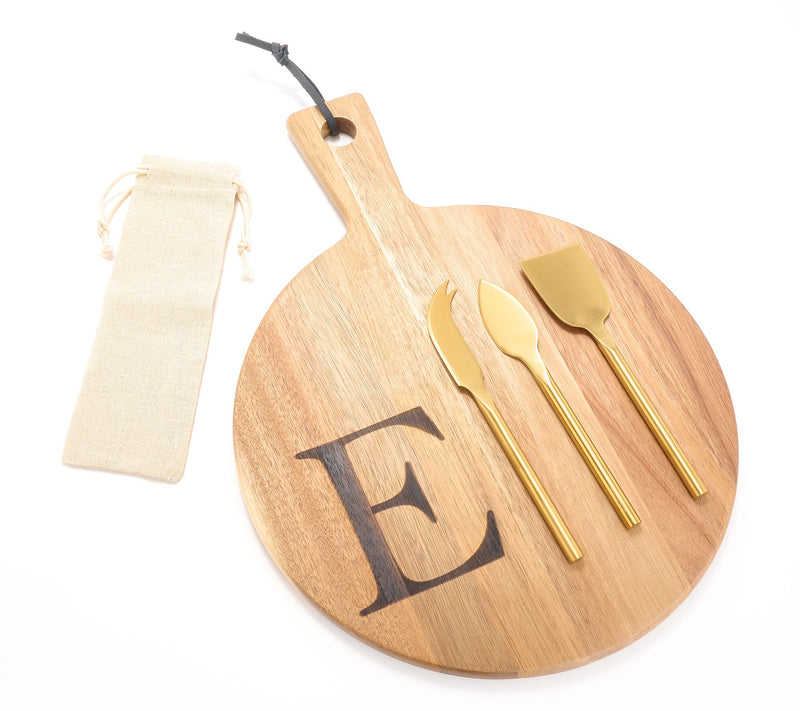 Home Reflections Set of 5 Monogrammed Charcuterie Set — View 11
