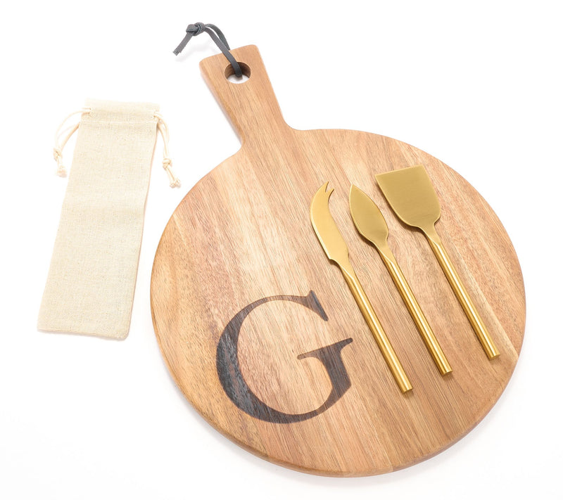 Home Reflections Set of 5 Monogrammed Charcuterie Set — View 15