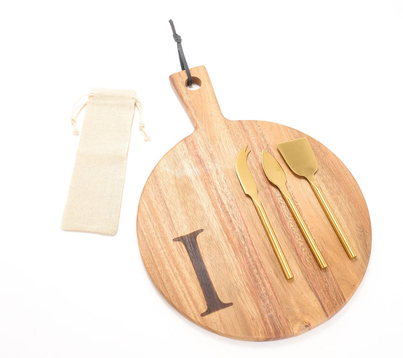 Home Reflections Set of 5 Monogrammed Charcuterie Set — View 19