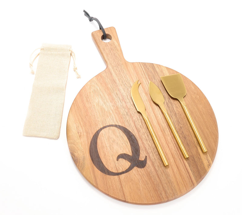 Home Reflections Set of 5 Monogrammed Charcuterie Set — View 35