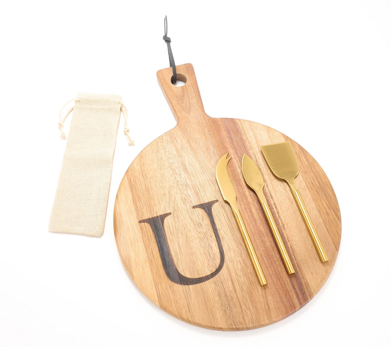 Home Reflections Set of 5 Monogrammed Charcuterie Set — View 43