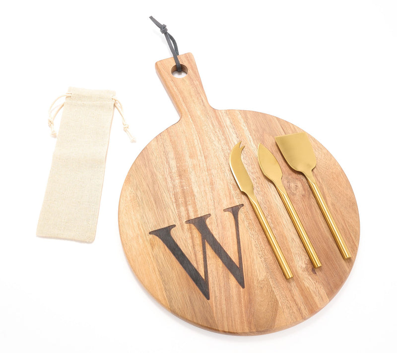 Home Reflections Set of 5 Monogrammed Charcuterie Set — View 47