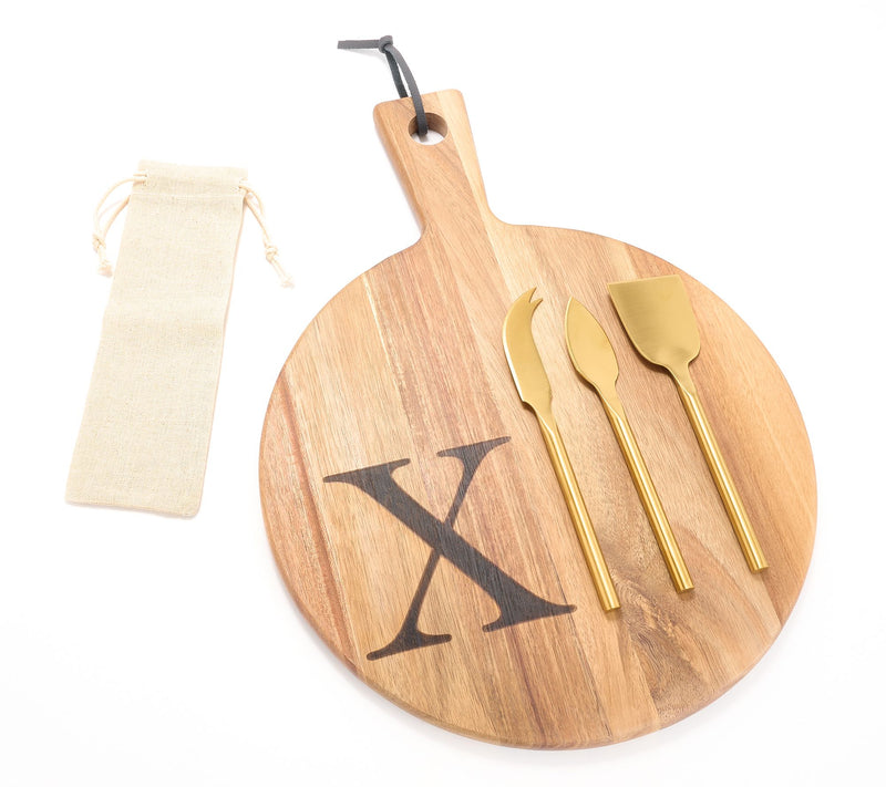 Home Reflections Set of 5 Monogrammed Charcuterie Set — View 49
