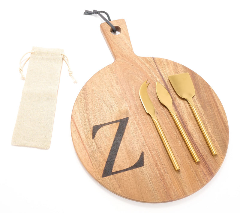 Home Reflections Set of 5 Monogrammed Charcuterie Set — View 53