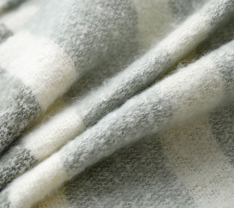 Ultra Soft Faux Mohair Stripes Throw Blanket, 50 x 60 inches — View 3