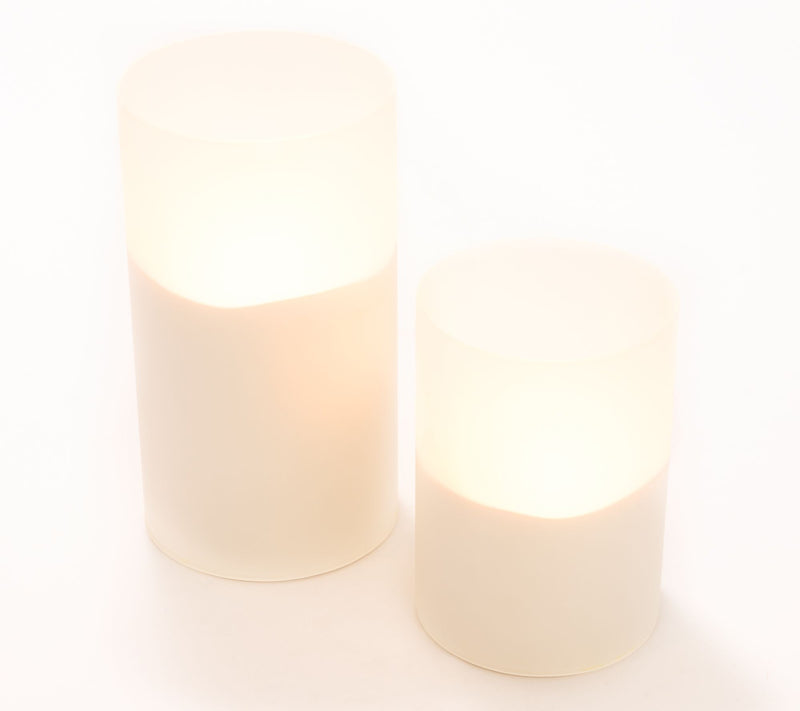 Bethlehem Lights S/2 Sunset Glow Digital Flame Candle — View 7