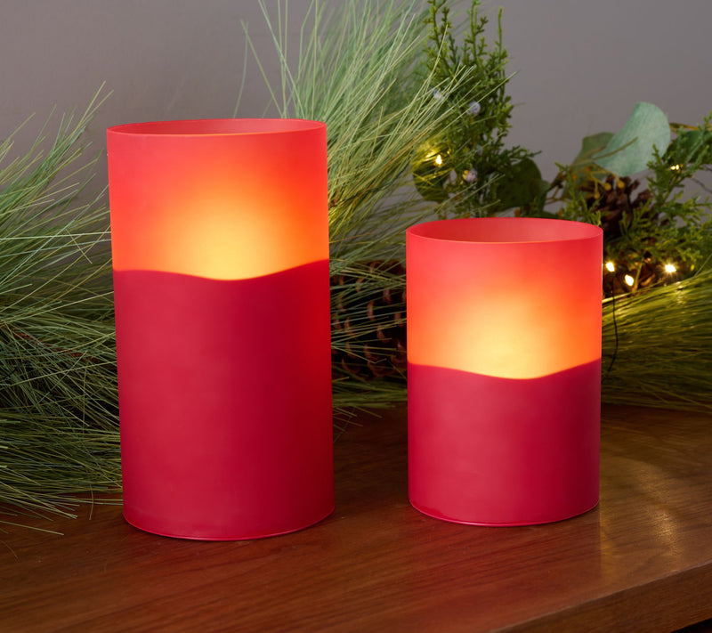 Bethlehem Lights S/2 Sunset Glow Digital Flame Candle — Main view