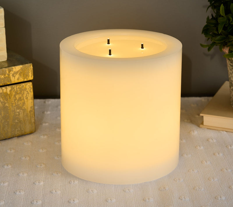 Bethlehem Lights Triple Wick Flameless Jumbo Pillar — View 9