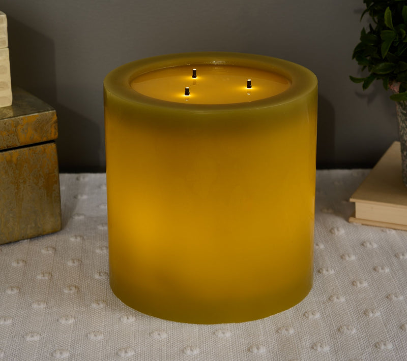 Bethlehem Lights Triple Wick Flameless Jumbo Pillar — Main view
