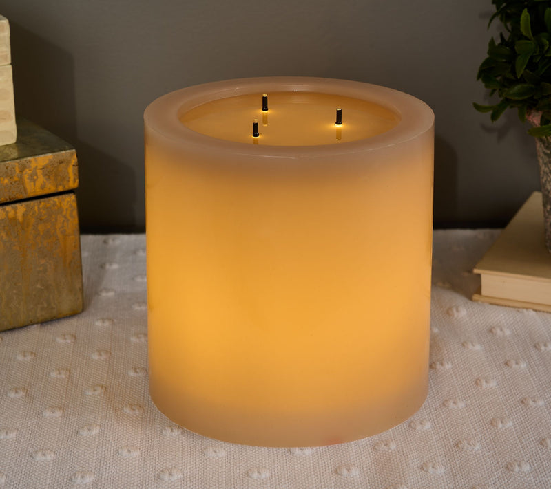Bethlehem Lights Triple Wick Flameless Jumbo Pillar — View 7