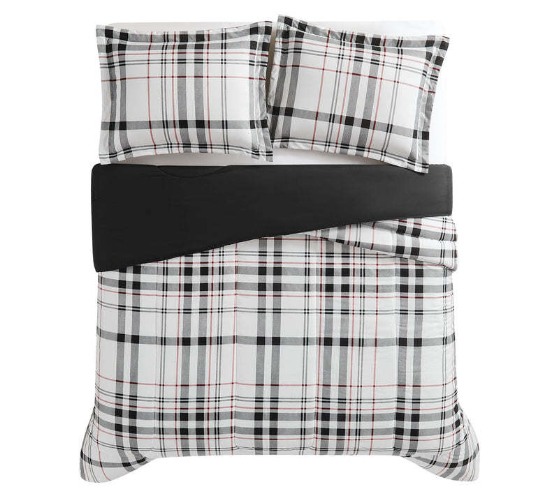 London Fog Charlotte Plaid Twin XL 2-Piece Comforter Set — View 4